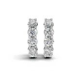 Dazzling Diamond Hoop Earrings