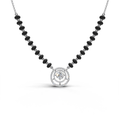 Elegant Diamond Mangalsutra: Modern Twist on Traditional Design