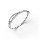 Exquisite Diamond Bangle Bracelet