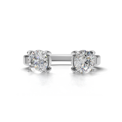 Round Cut Diamond Enhancer Ring