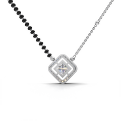 Exquisite Diamond Mangalsutra Pendant Necklace