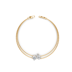 Elegant diamond bracelet