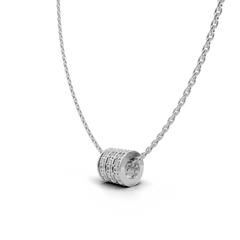 Cylindrical Diamond Pendant - LWPD-0328