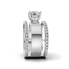Exquisite Diamond Engagement Ring - SOLR-0556