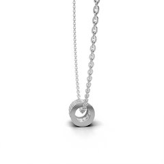 Cylindrical Diamond Pendant - LWPD-0328