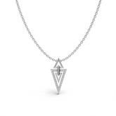 Geometric Triangle Pendant LWPD-0329