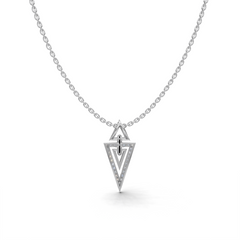 Geometric Triangle Pendant  LWPD-0329