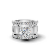 Exquisite Diamond Engagement Ring - SOLR-0556