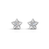 Stunning star stud earrings
