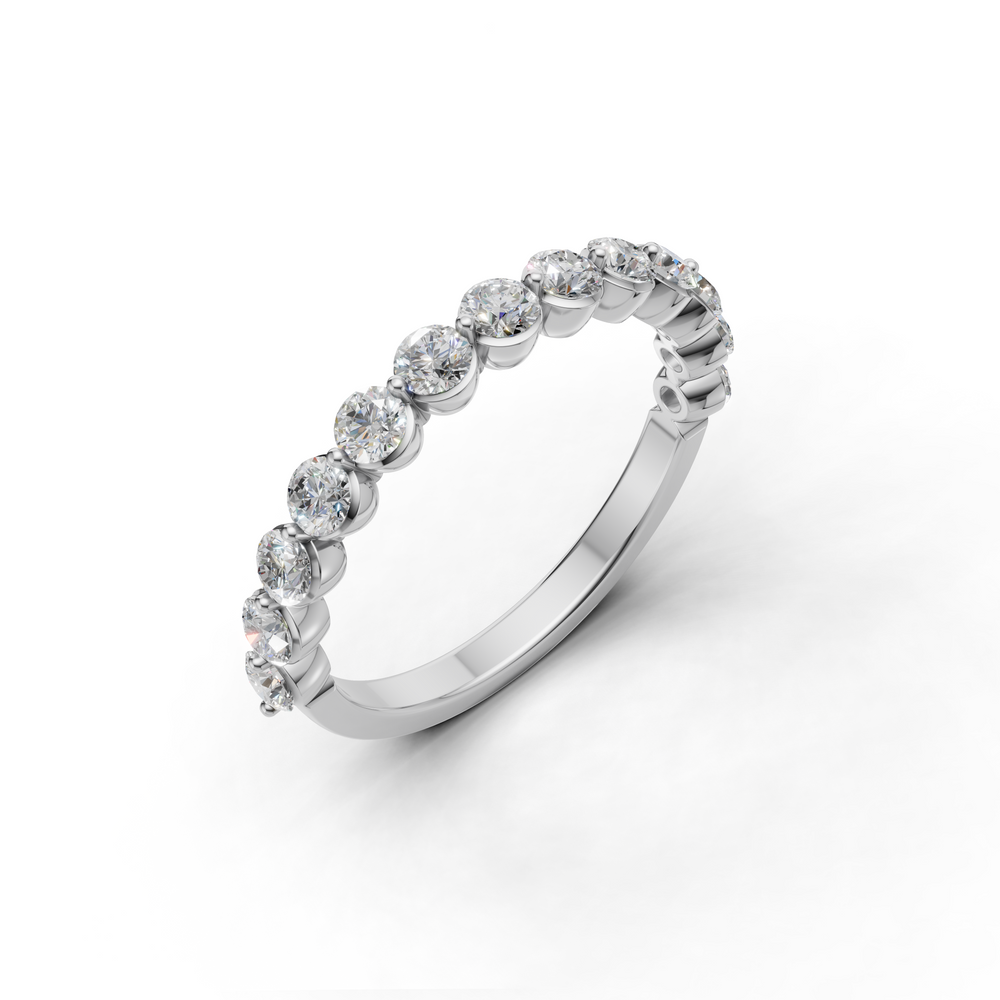 Dazzle with our exquisite diamond wedding band