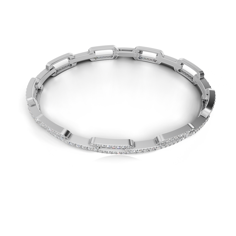 Dazzling Diamond Link Bracelet - Modern Luxury