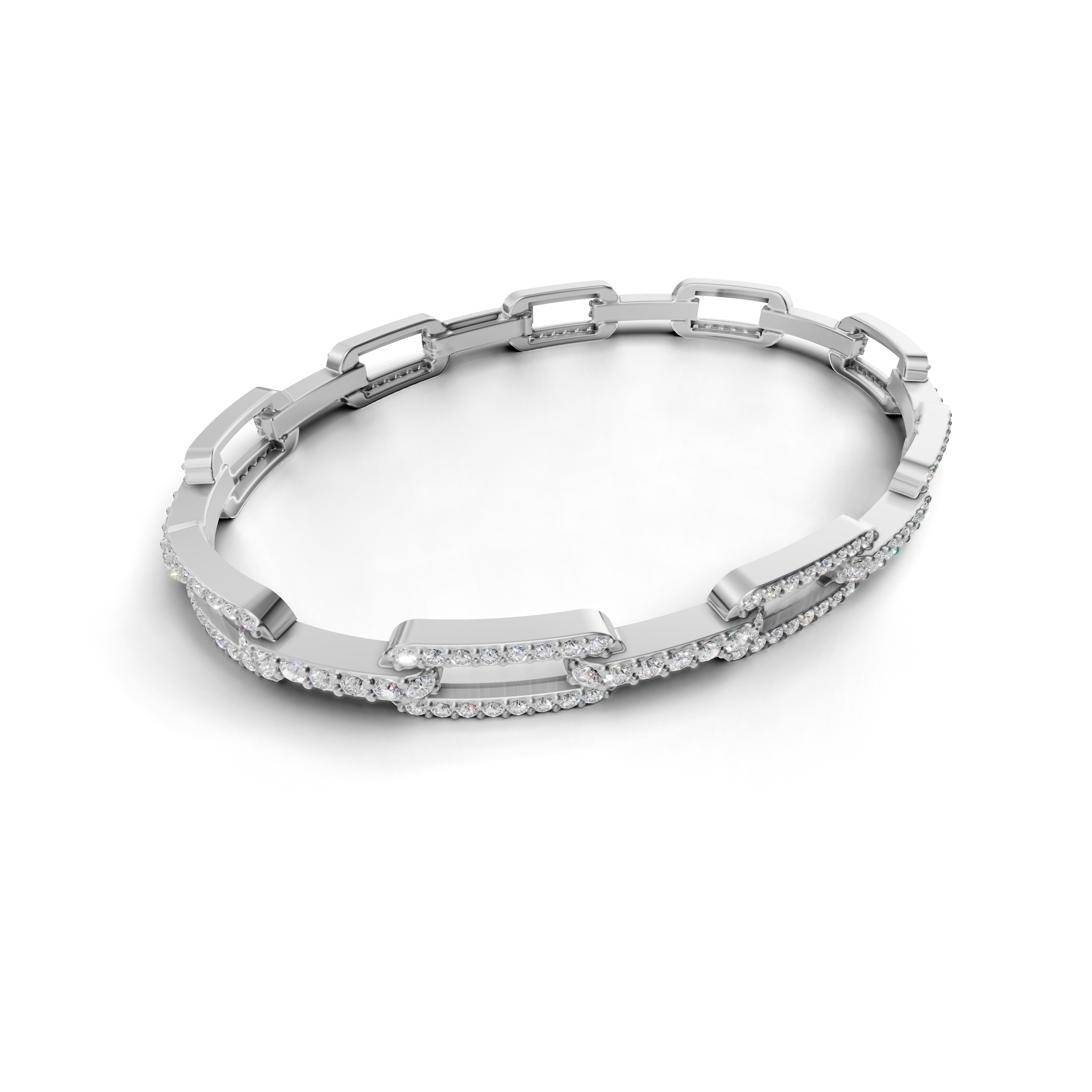 Dazzling Diamond Link Bracelet - Modern Luxury