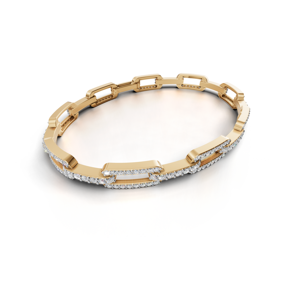 Dazzling Diamond Link Bracelet - Modern Luxury