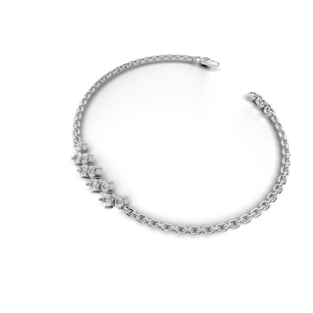 Delicate and elegant diamond bracelet