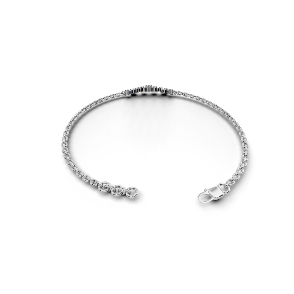 Delicate and elegant diamond bracelet