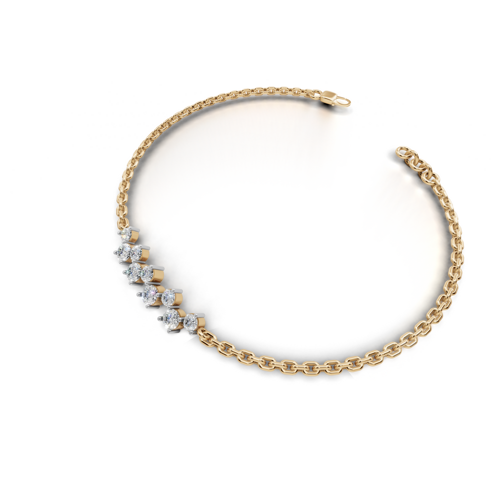 Delicate and elegant diamond bracelet