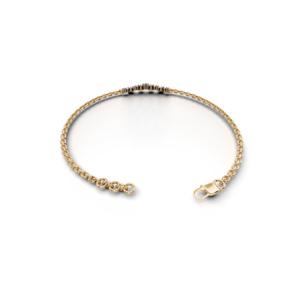 Delicate and elegant diamond bracelet