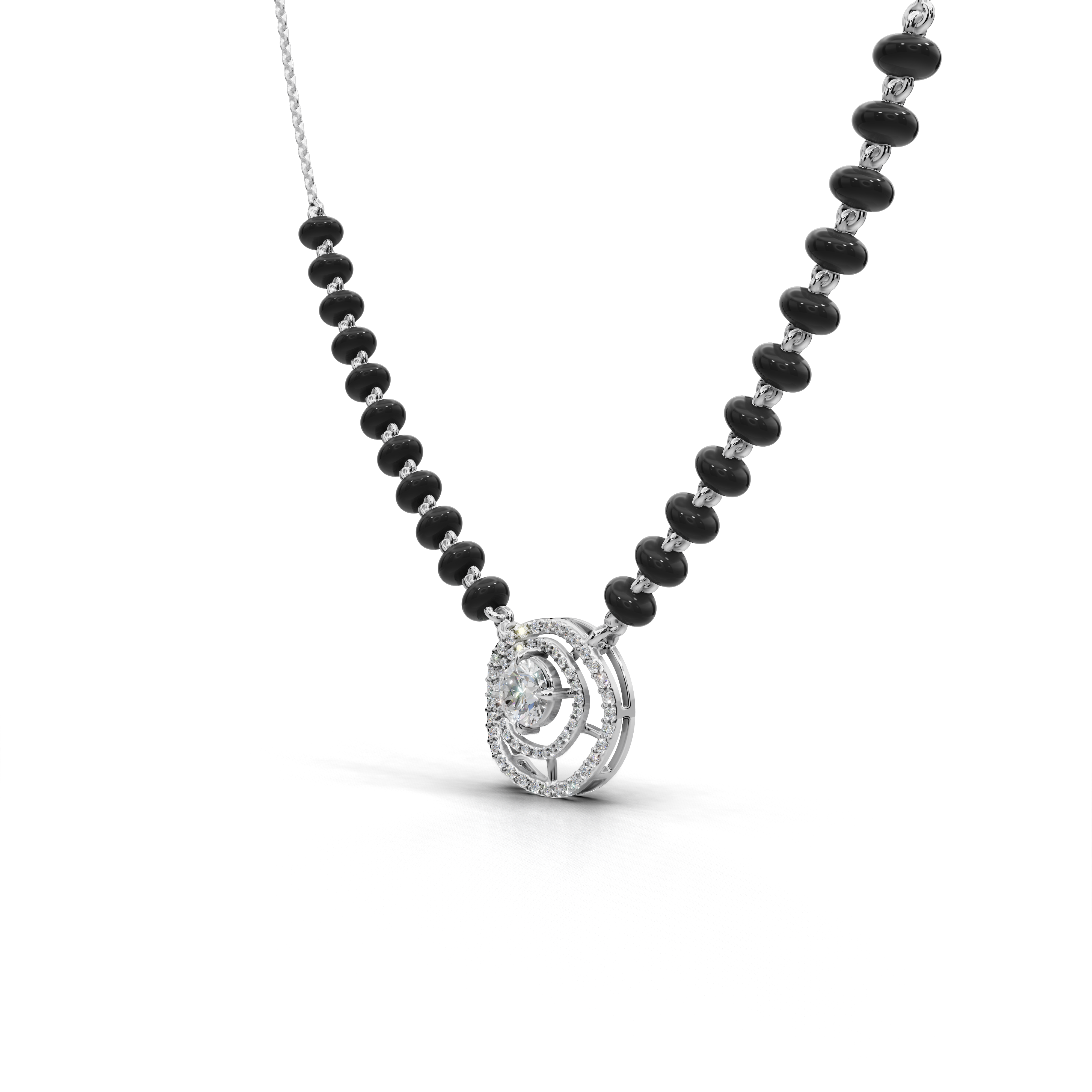 Elegant Diamond Mangalsutra: Modern Twist on Traditional Design