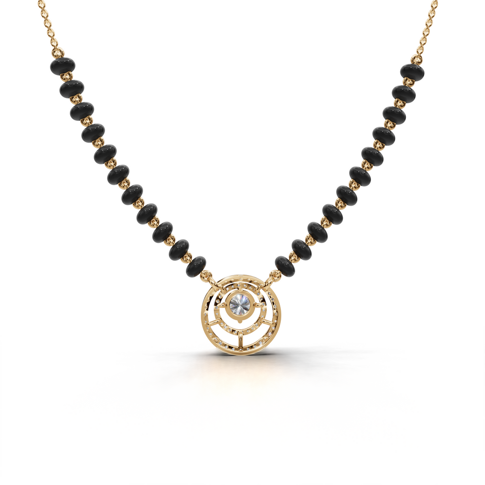 Elegant Diamond Mangalsutra: Modern Twist on Traditional Design