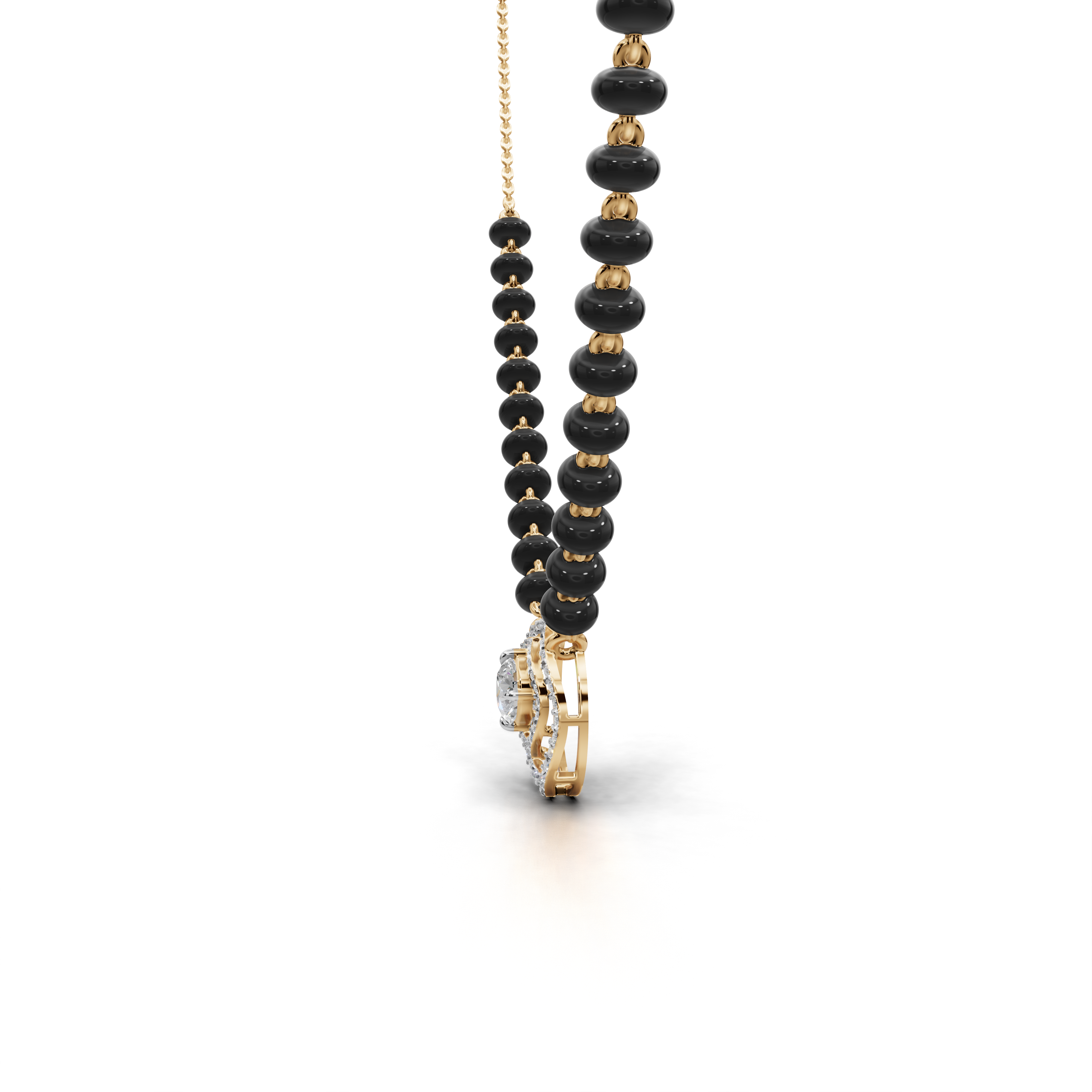 Elegant Diamond Mangalsutra: Modern Twist on Traditional Design