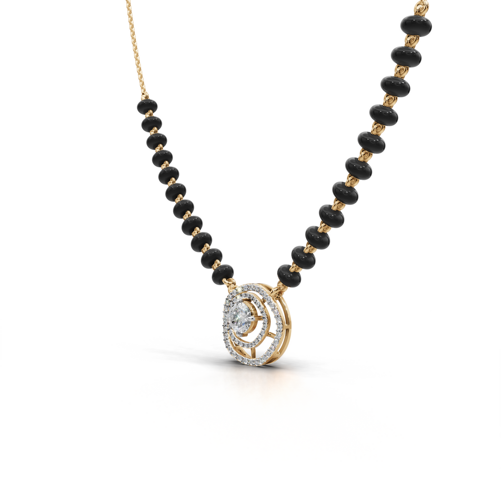 Elegant Diamond Mangalsutra: Modern Twist on Traditional Design