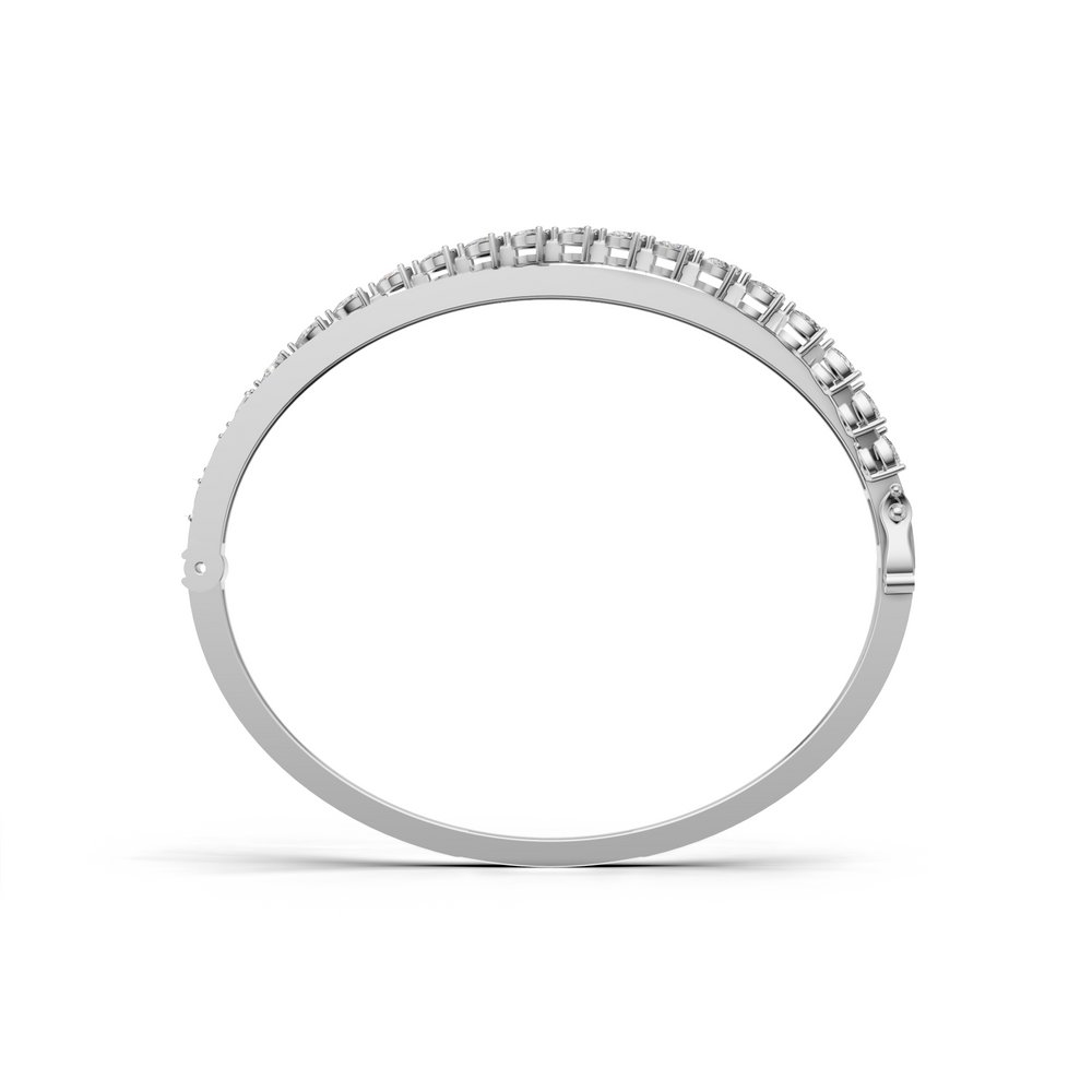 Exquisite Diamond Bangle Bracelet