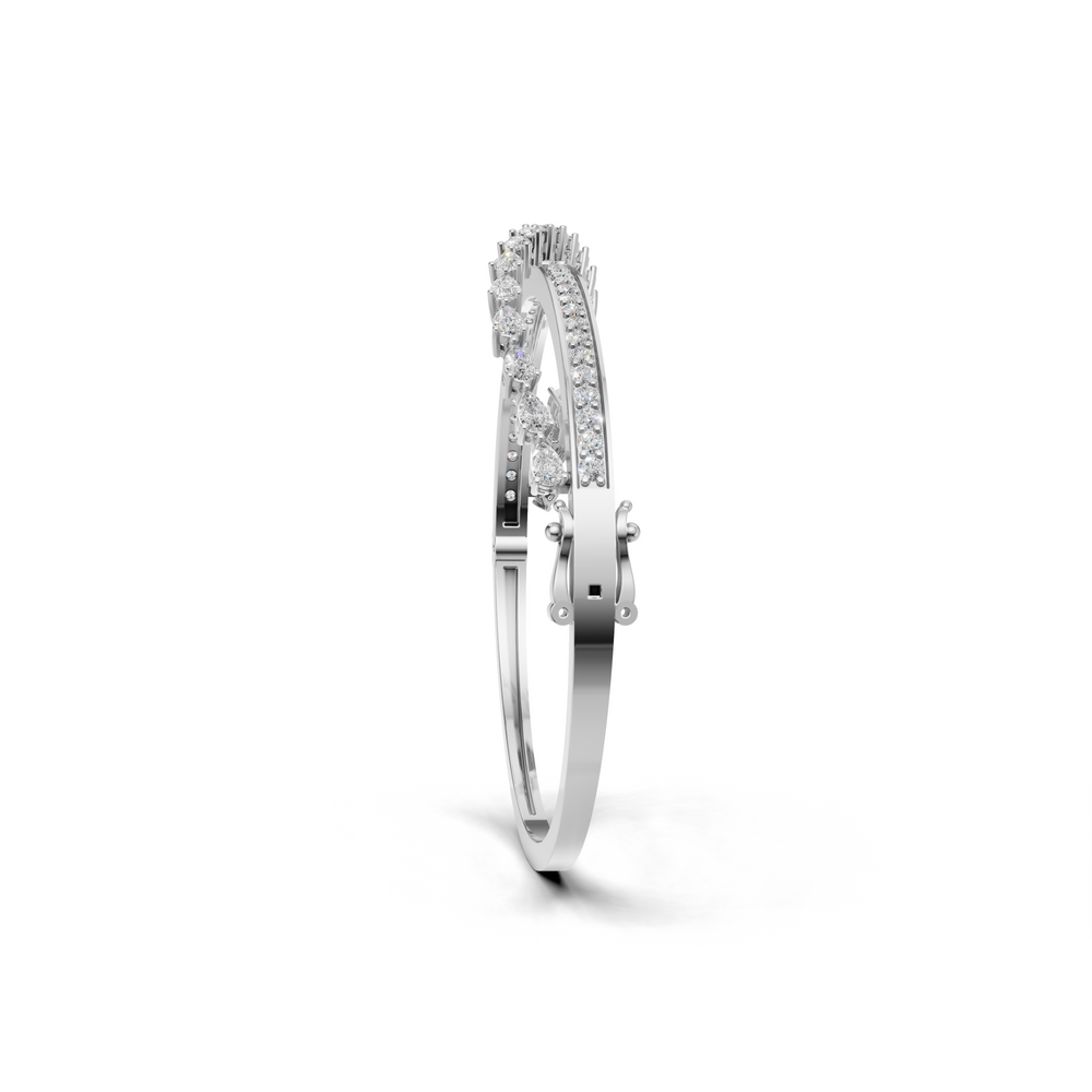 Exquisite Diamond Bangle Bracelet