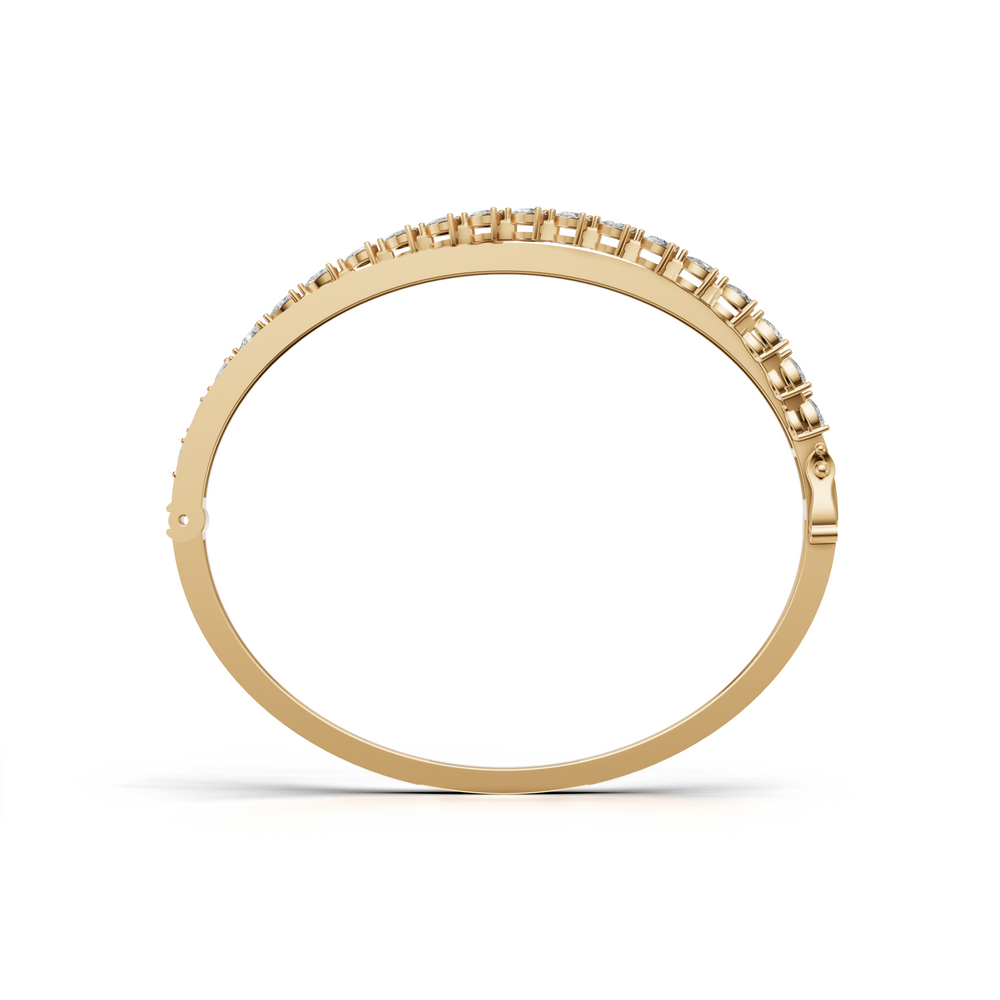 Exquisite Diamond Bangle Bracelet