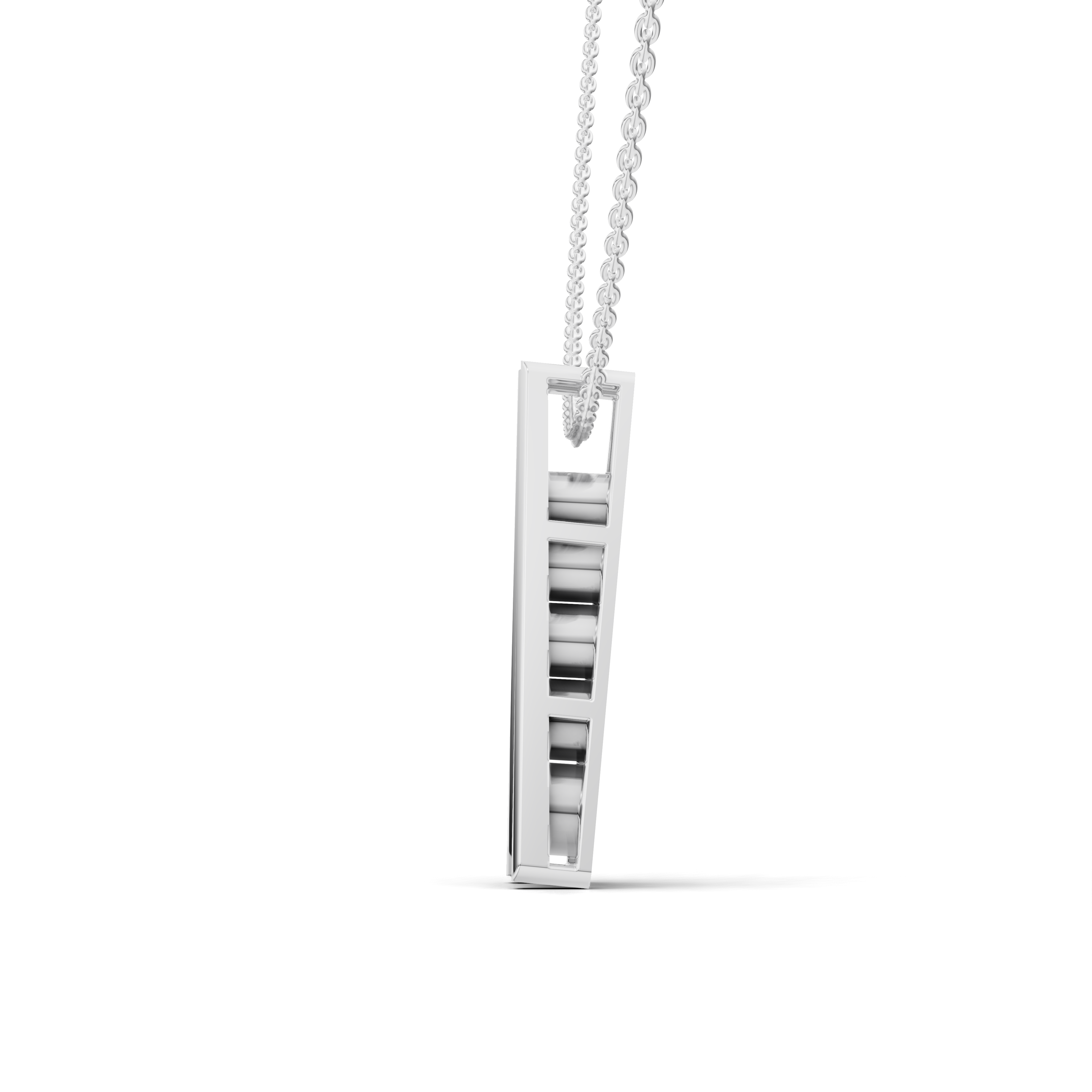 Five Stone Diamond Necklace