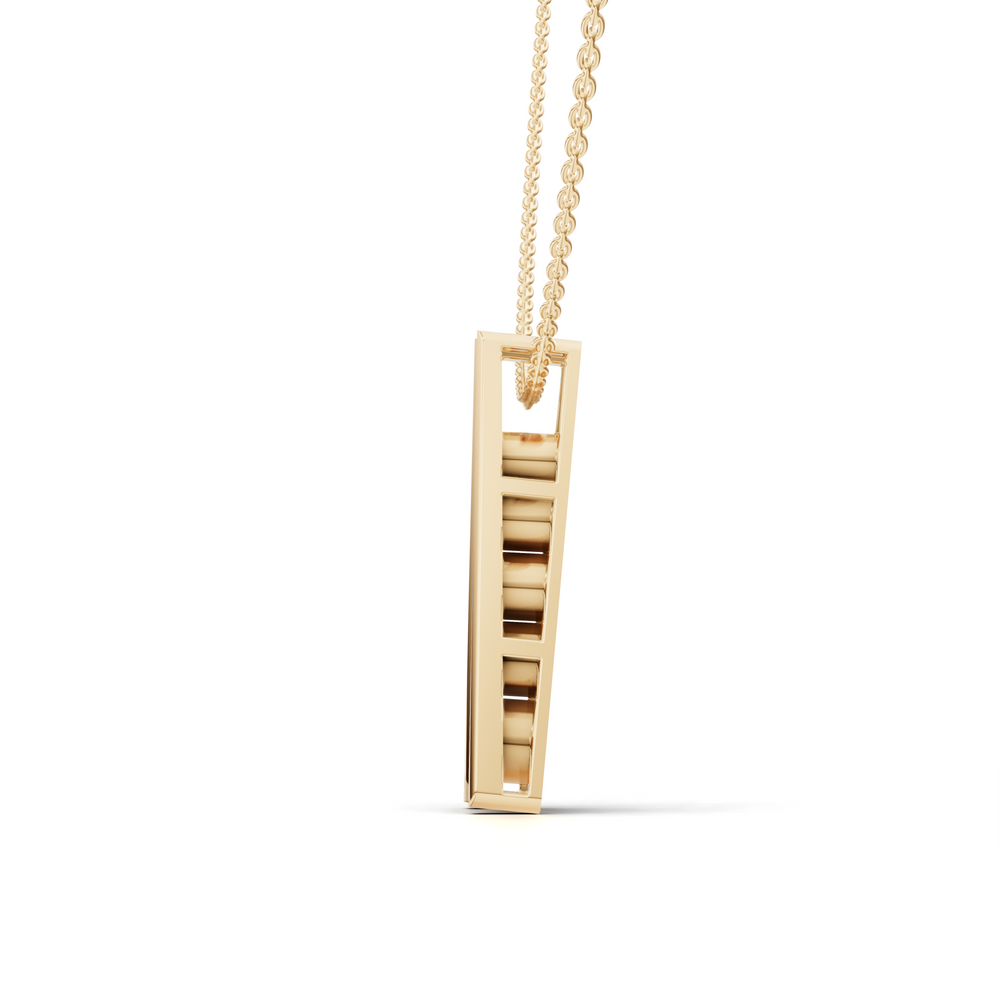 Five Stone Diamond Necklace