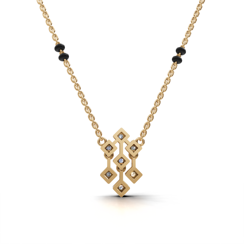 Modern and Stylish Mangalsutra pendant necklace