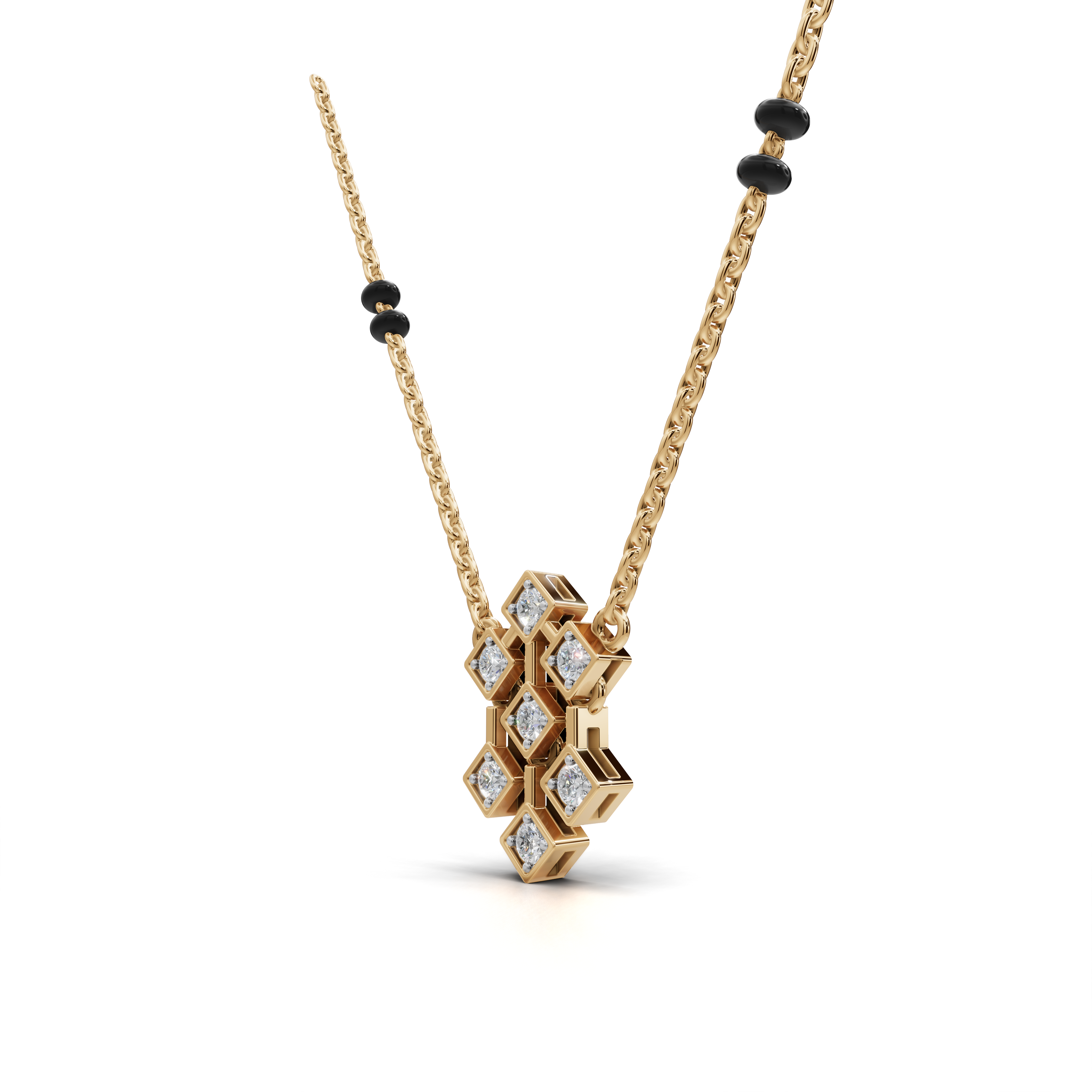 Modern and Stylish Mangalsutra pendant necklace