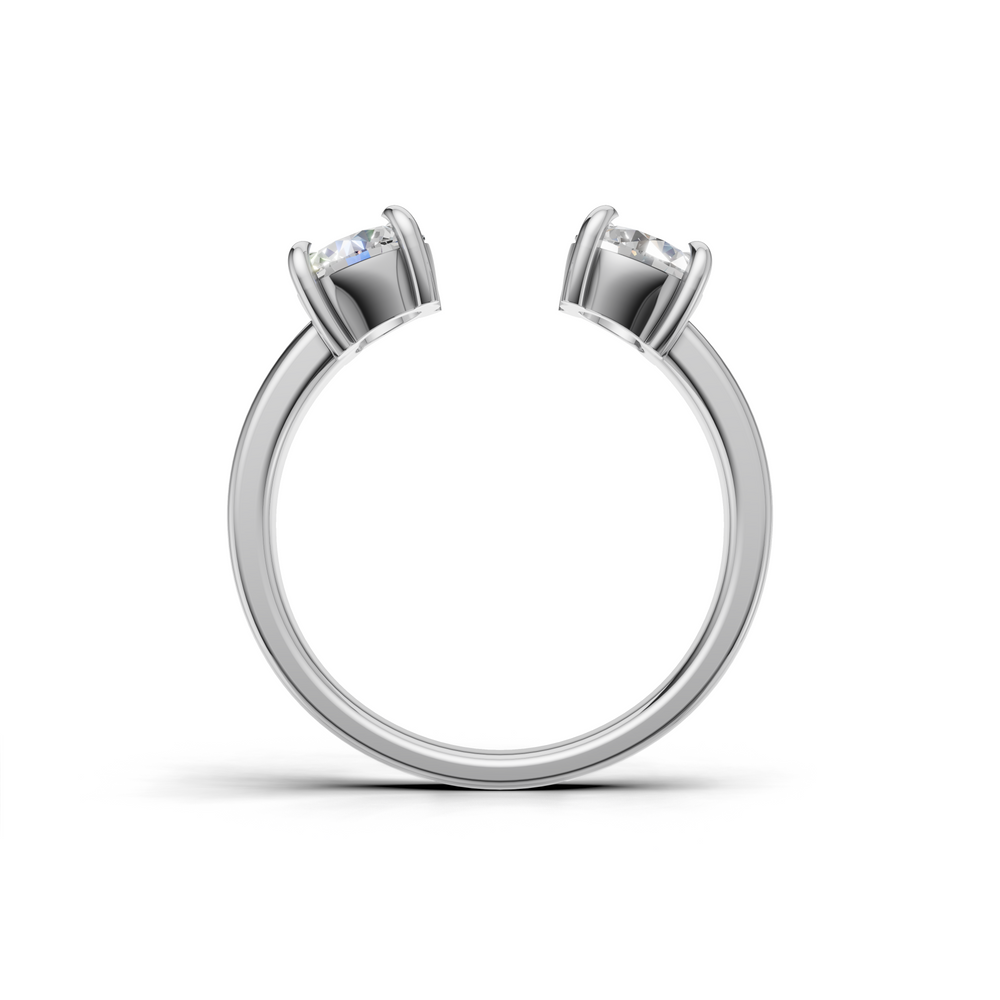 Round Cut Diamond Enhancer Ring