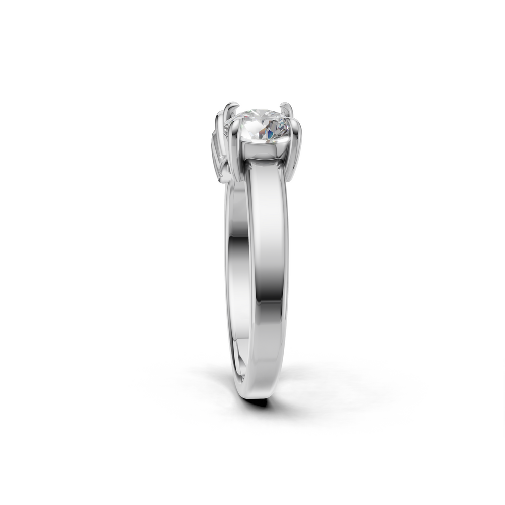 Round Cut Diamond Enhancer Ring