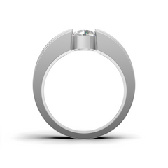 Round Cut Diamond Ring - HWGR-0195