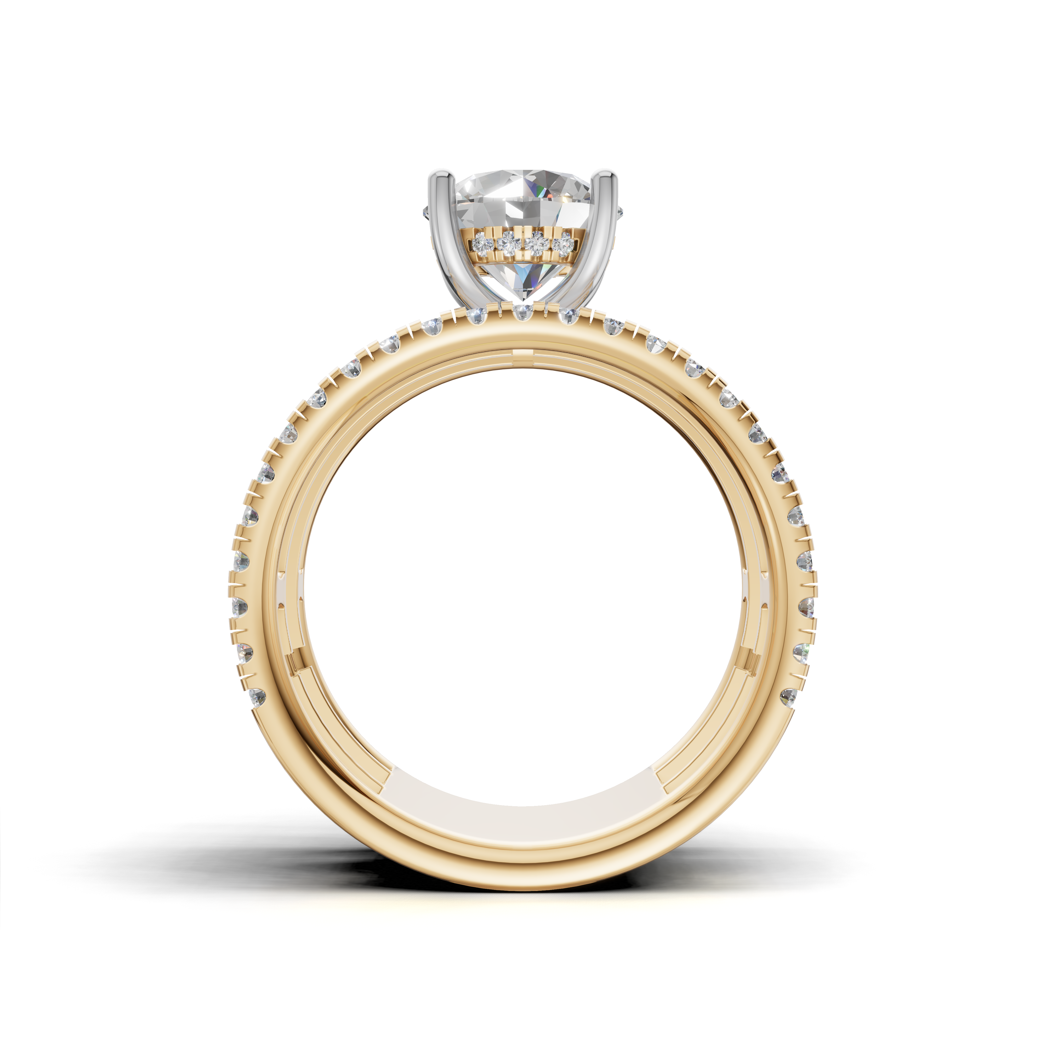 Exquisite Diamond Engagement Ring - SOLR-0556