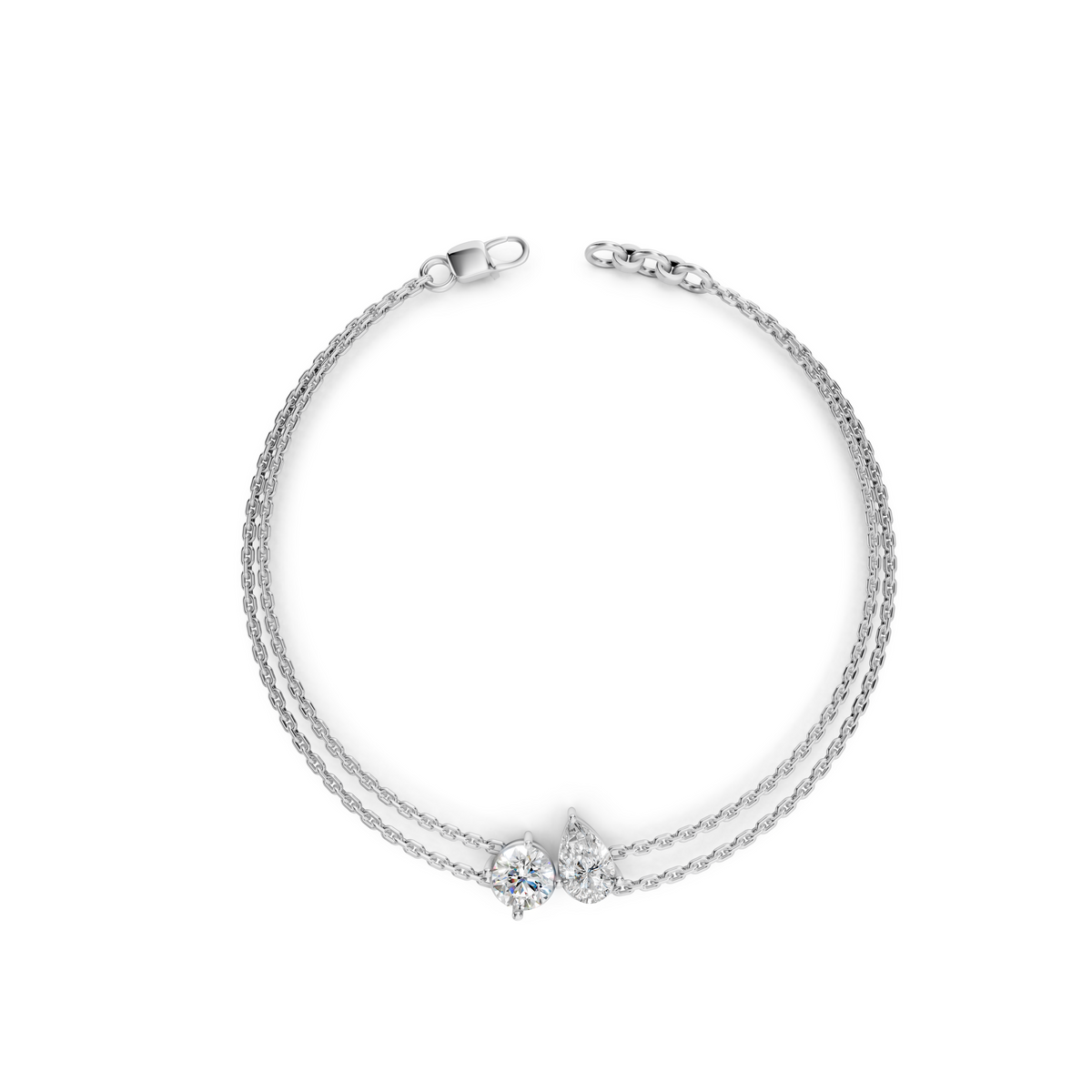 Elegant diamond bracelet