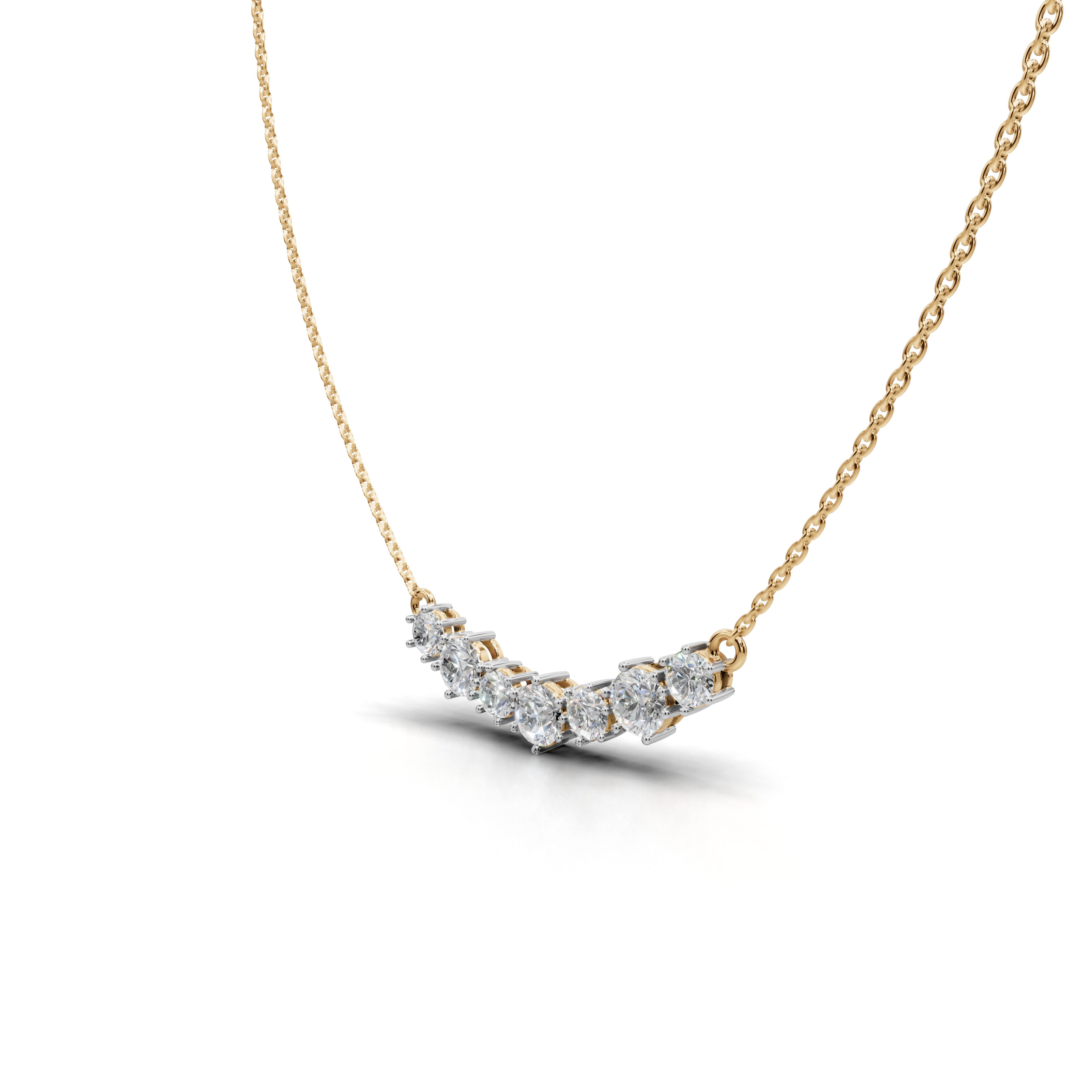 Delicate Diamond Necklace - TANM-0075