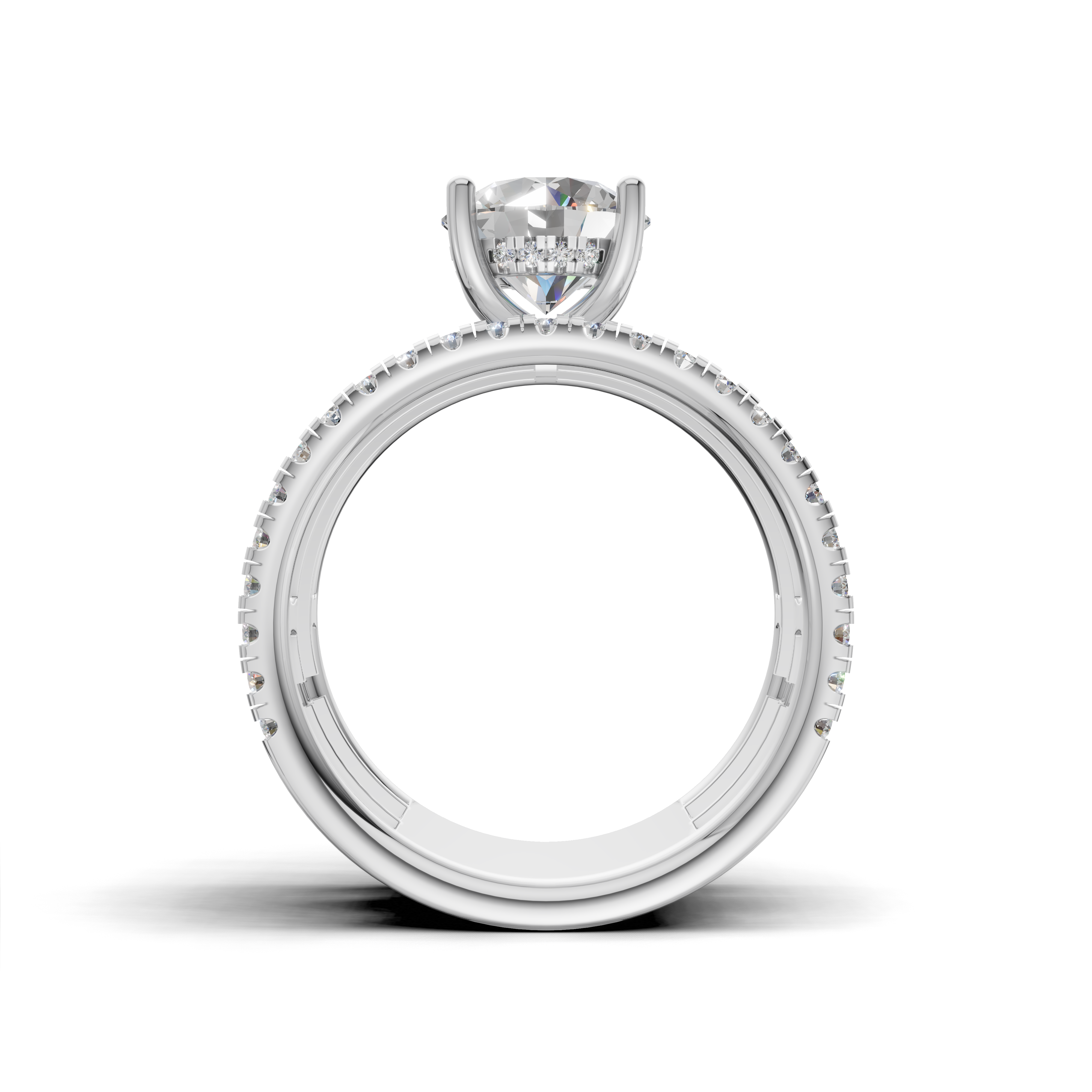Exquisite Diamond Engagement Ring - SOLR-0556