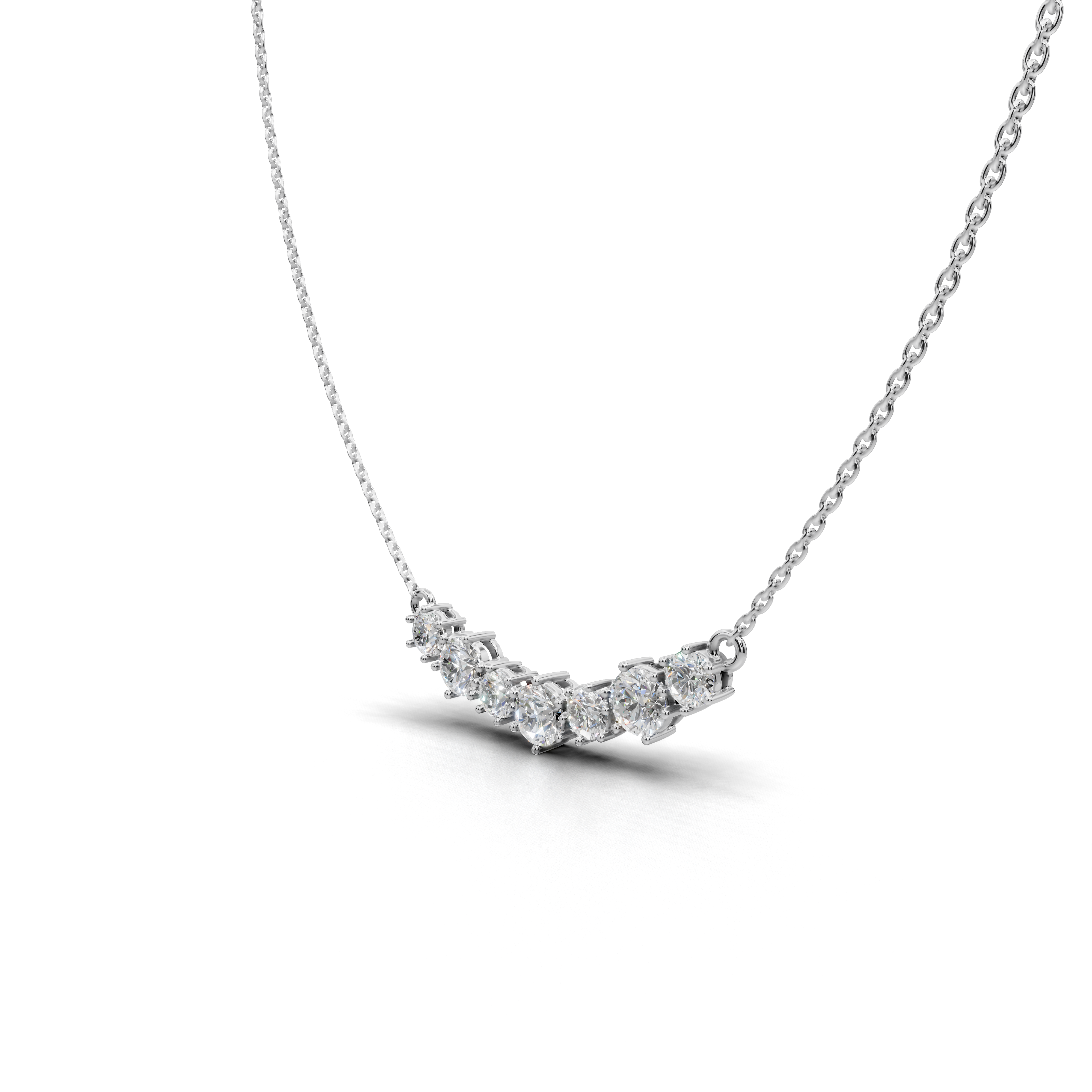 Delicate Diamond Necklace - TANM-0075