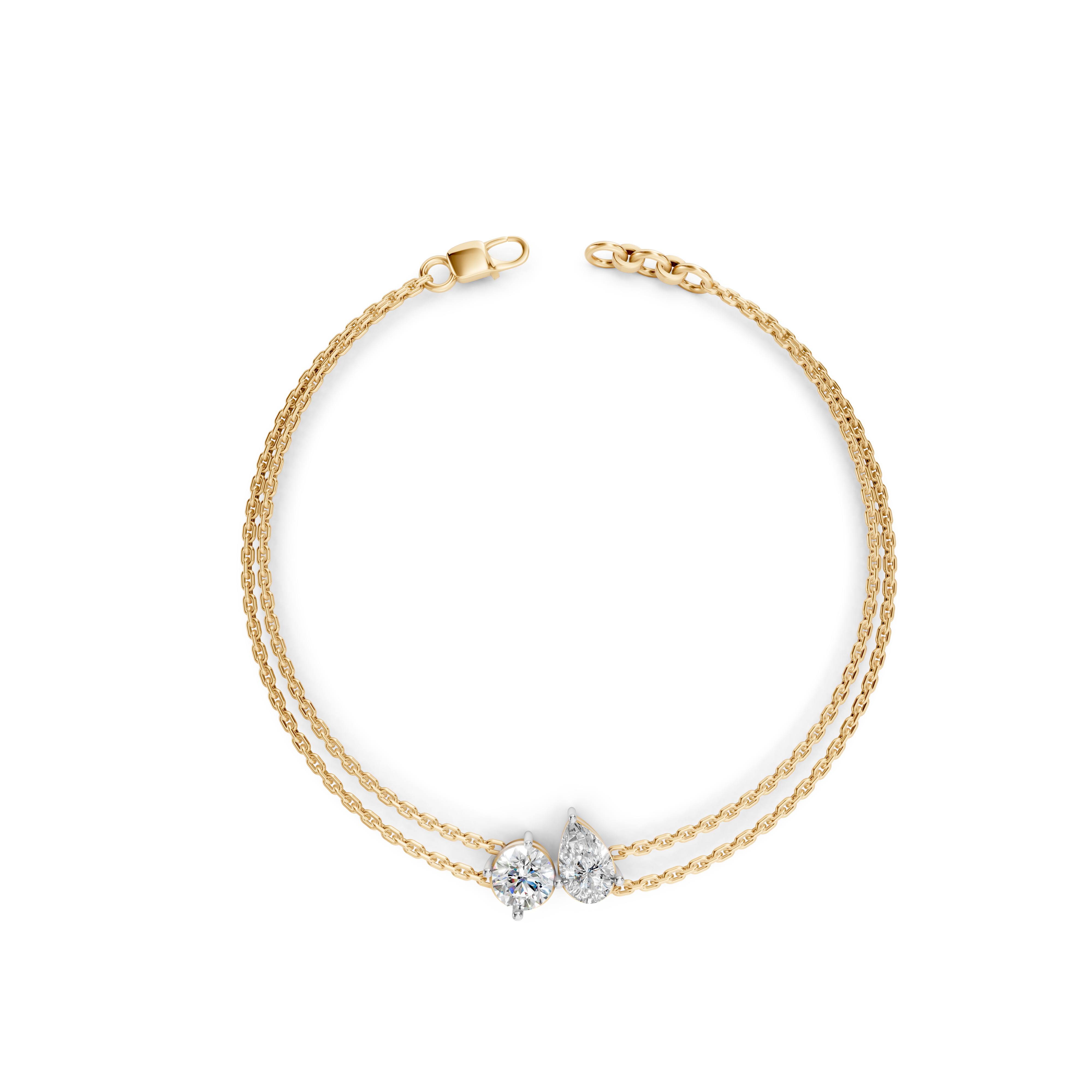 Elegant diamond bracelet