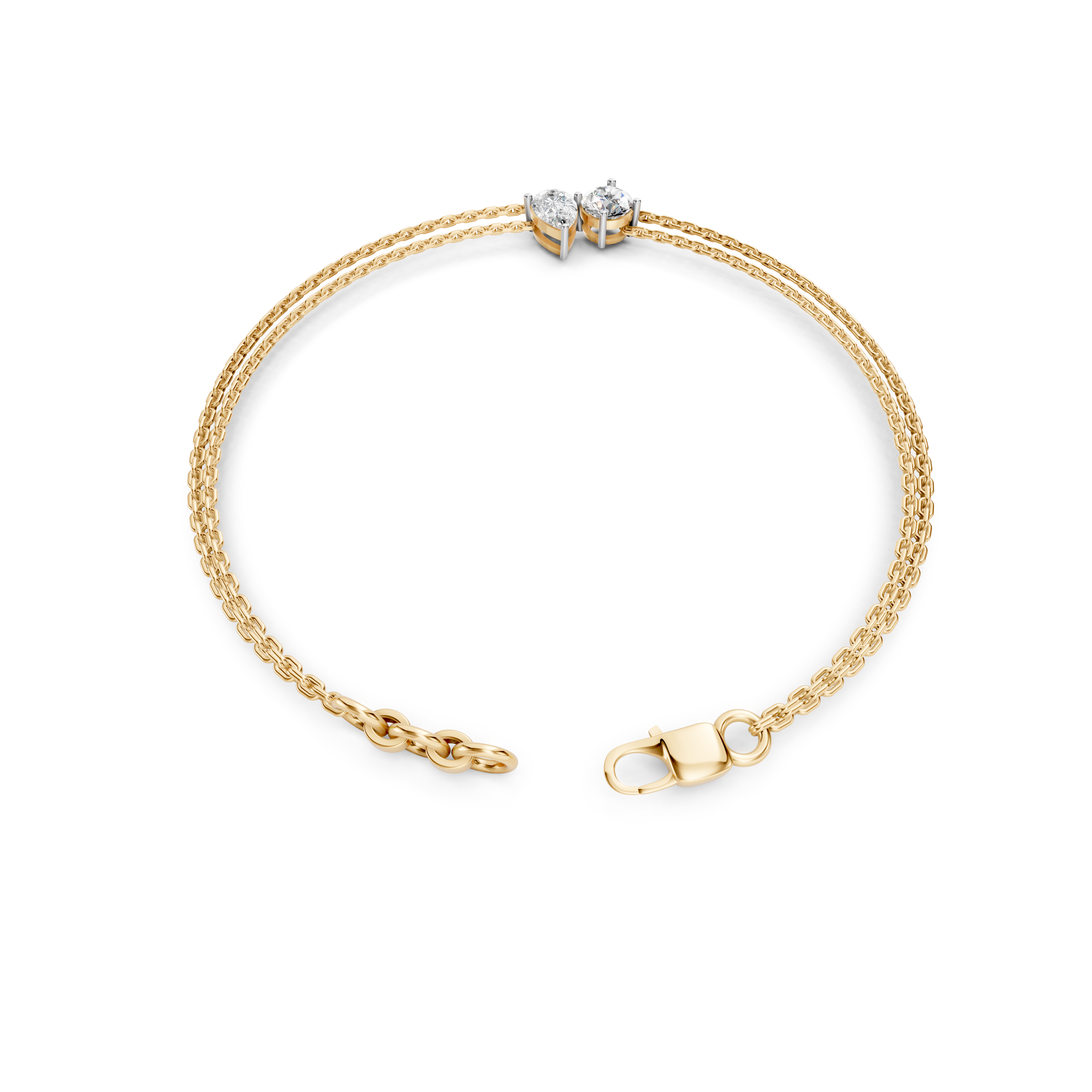 Elegant diamond bracelet
