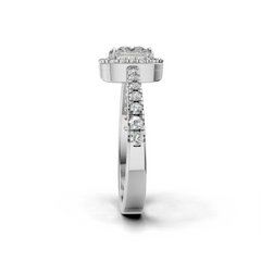 Princess-cut Engagement Ring- SOLR-0537