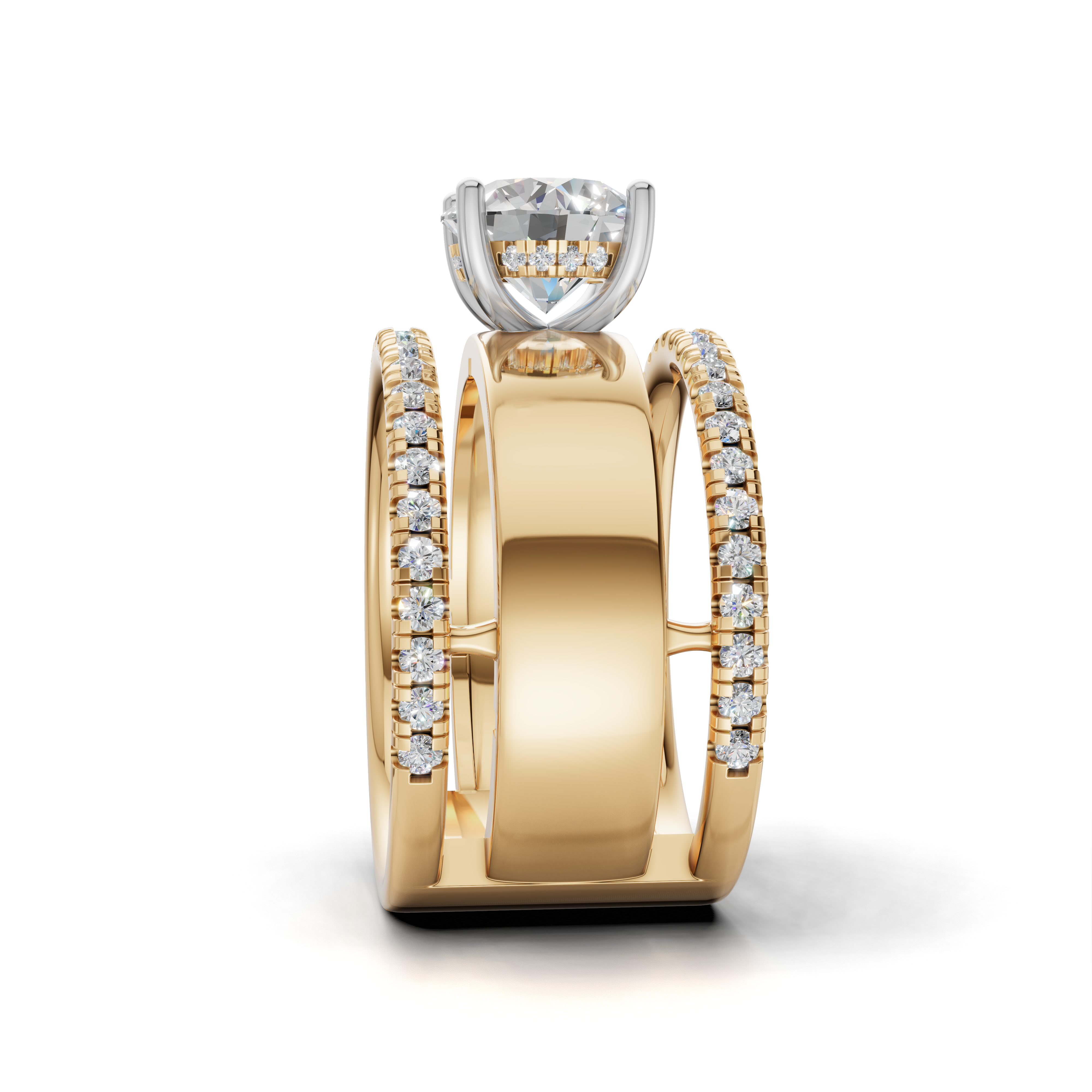 Exquisite Diamond Engagement Ring - SOLR-0556