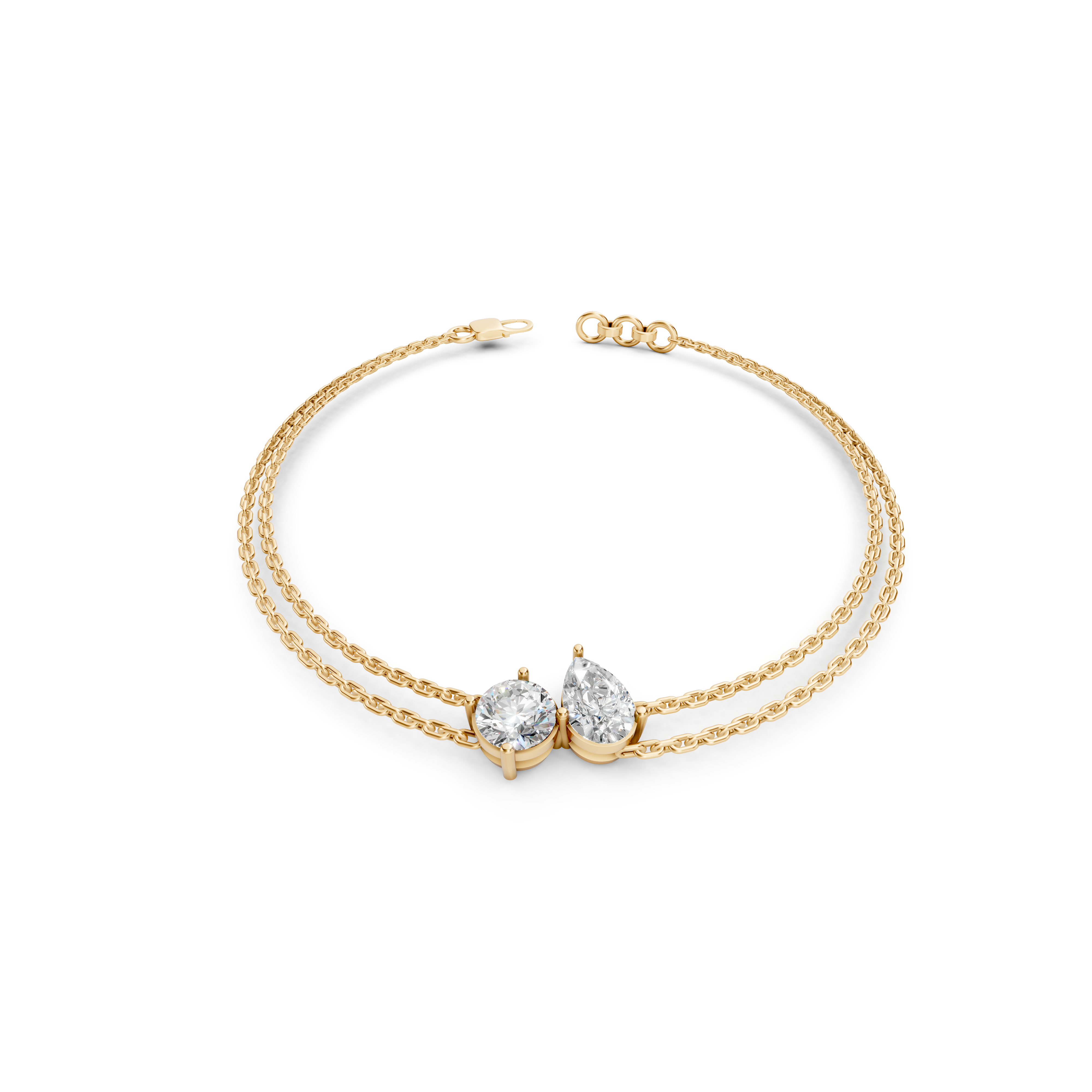Elegant diamond bracelet