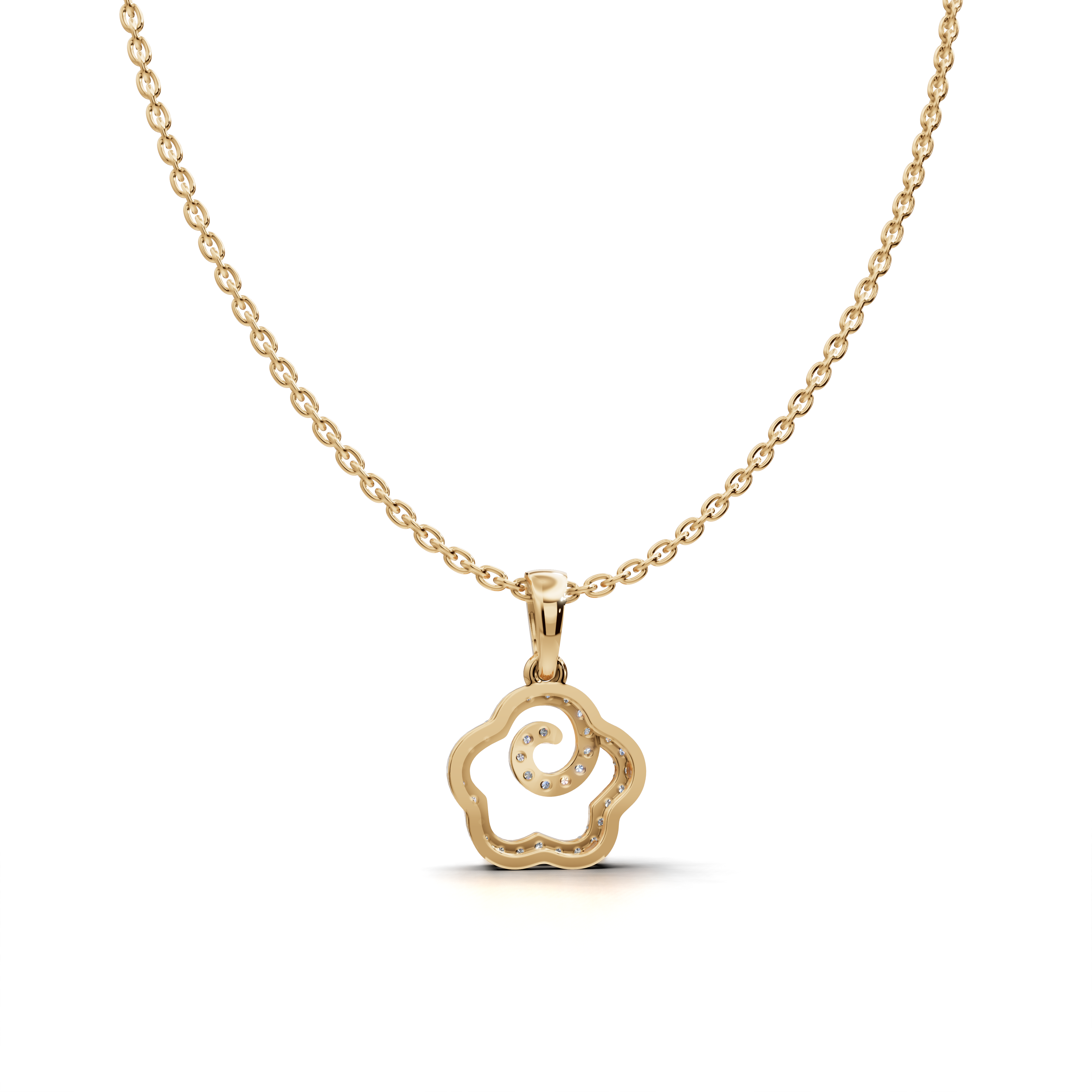 Rose pendant - LWPD-0334