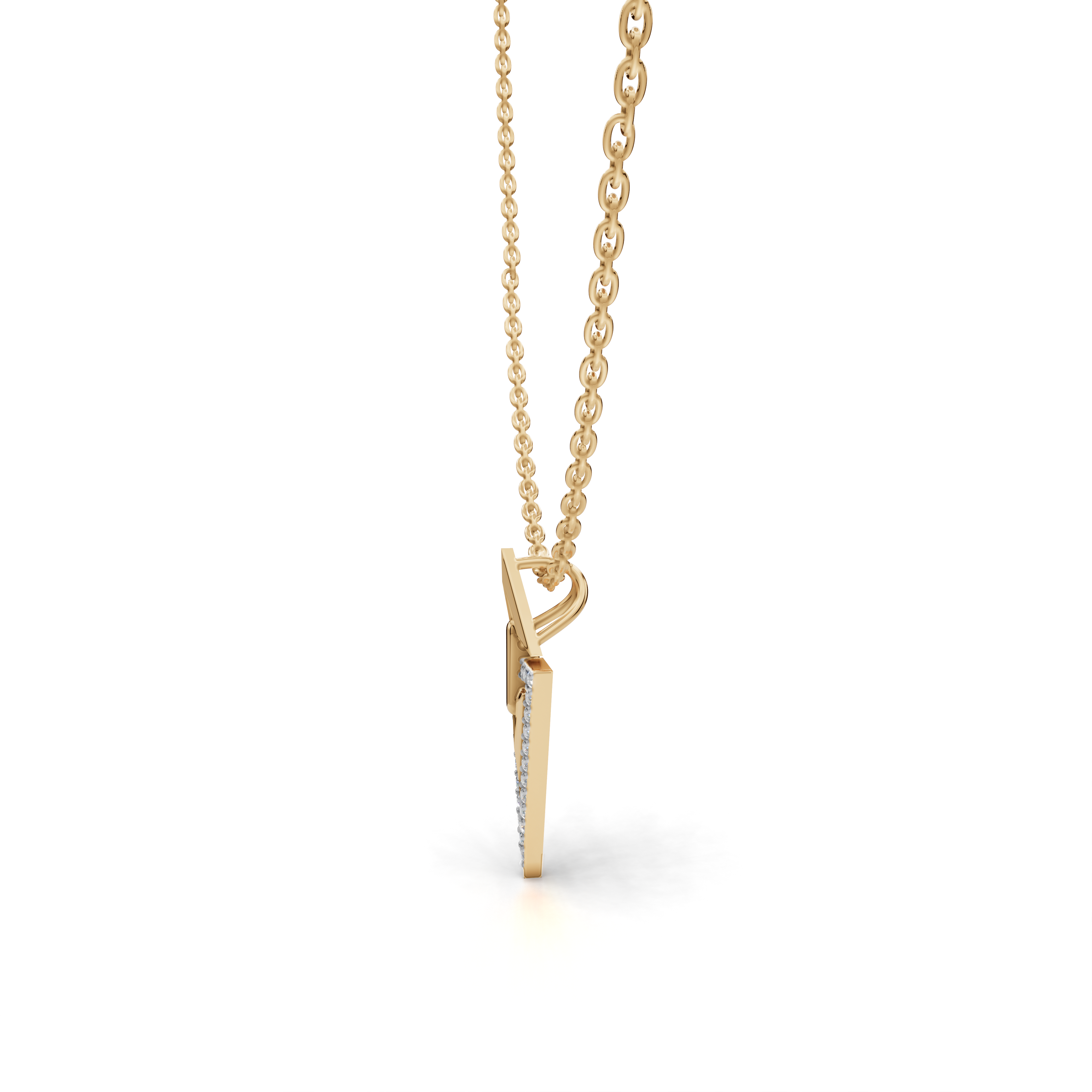 Geometric Triangle Pendant  LWPD-0329