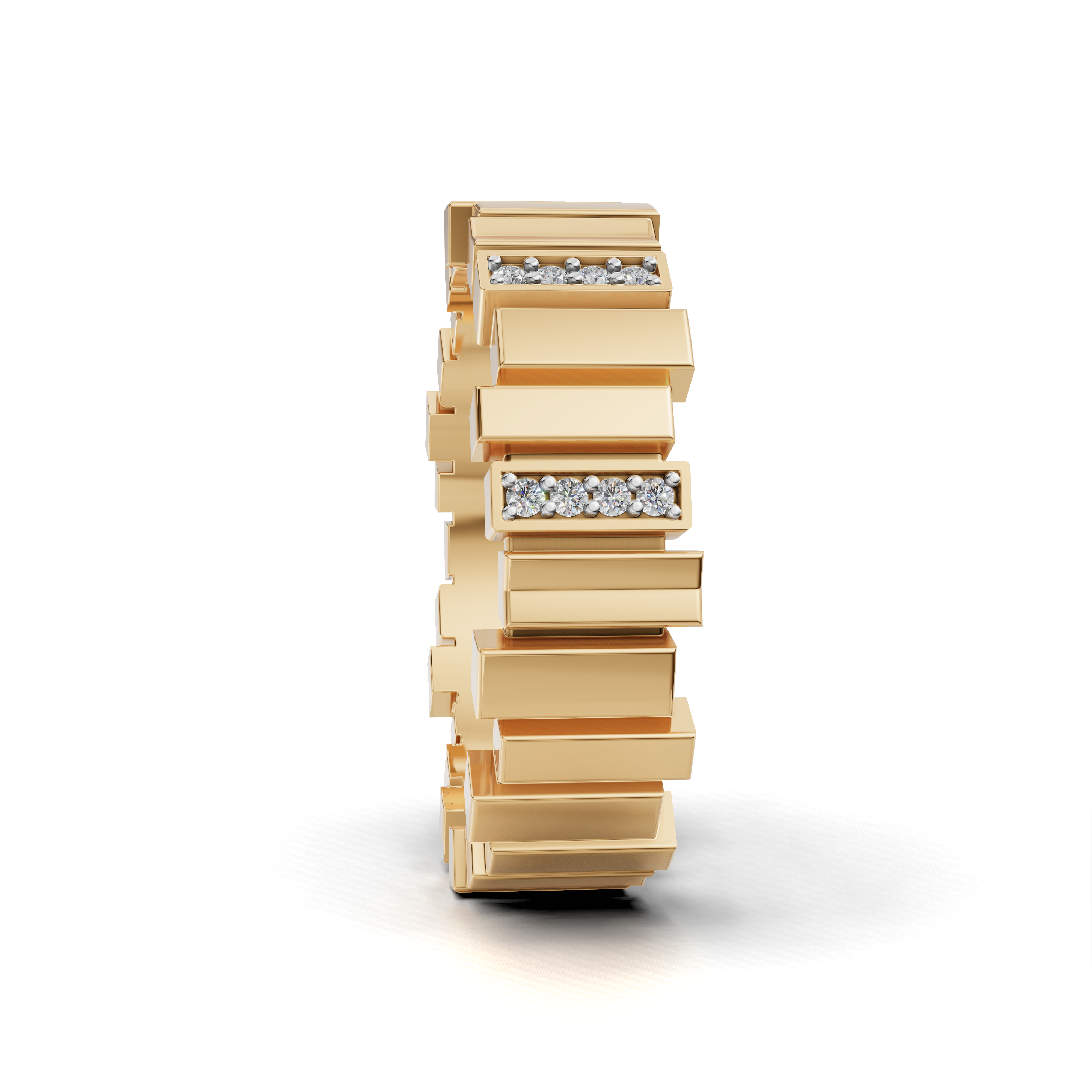 Diamond Geometric Ring - EBGR-0006A