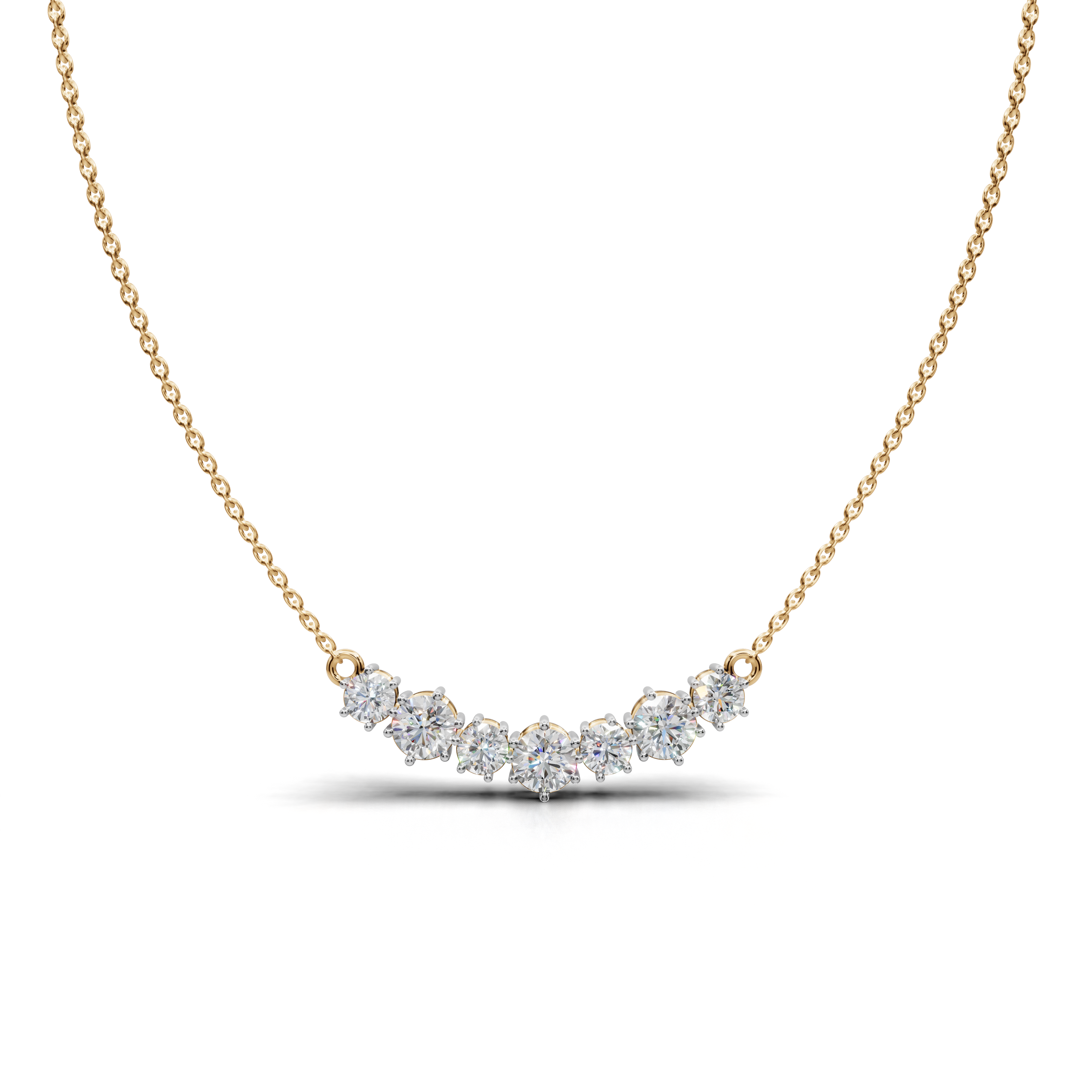 Delicate Diamond Necklace - TANM-0075