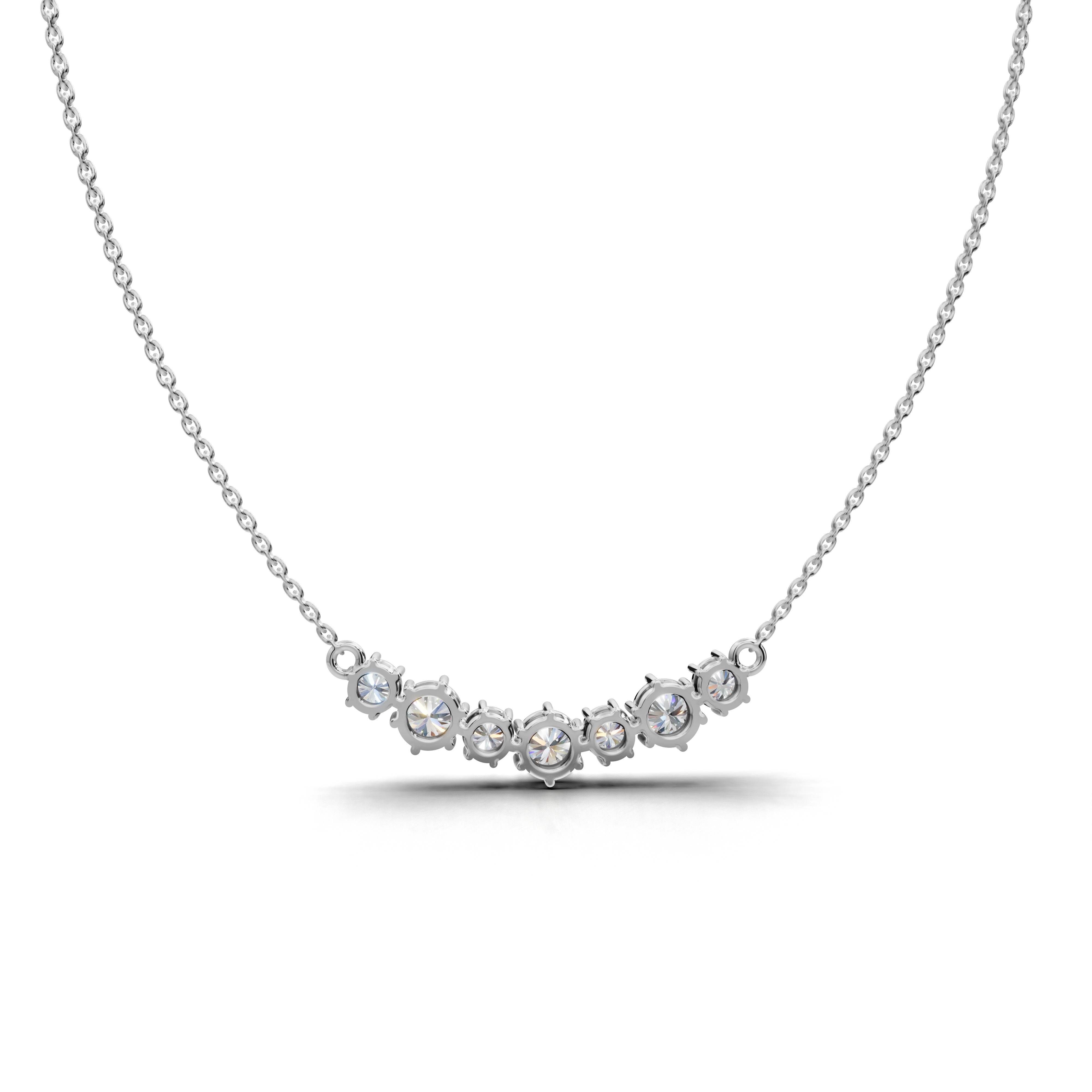 Delicate Diamond Necklace - TANM-0075